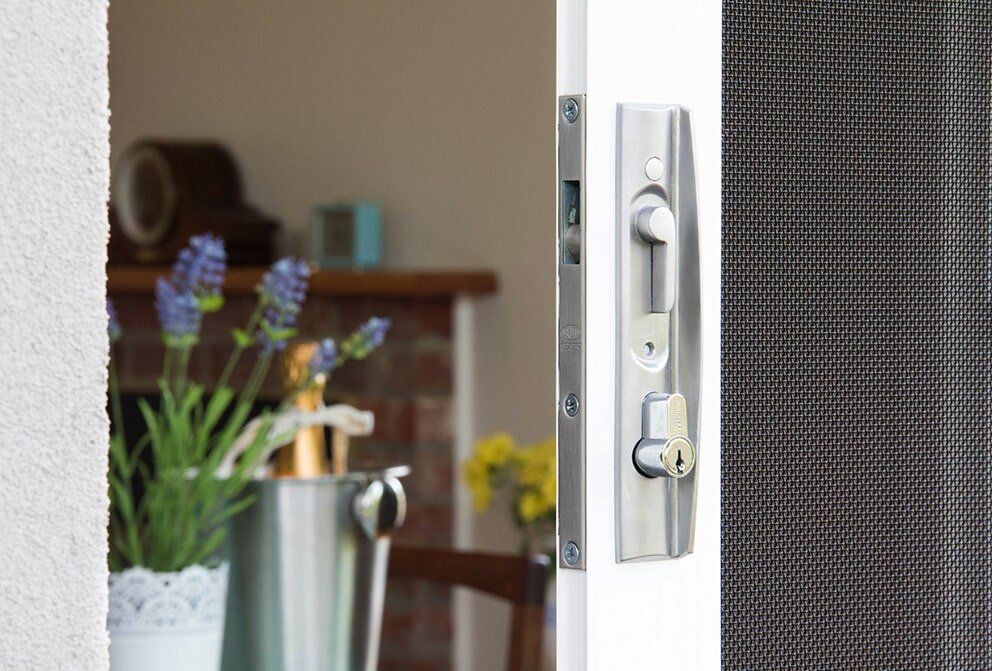 Screen Door Lock — Glass & Aluminium Windows & Doors In Yeppoon, QLD