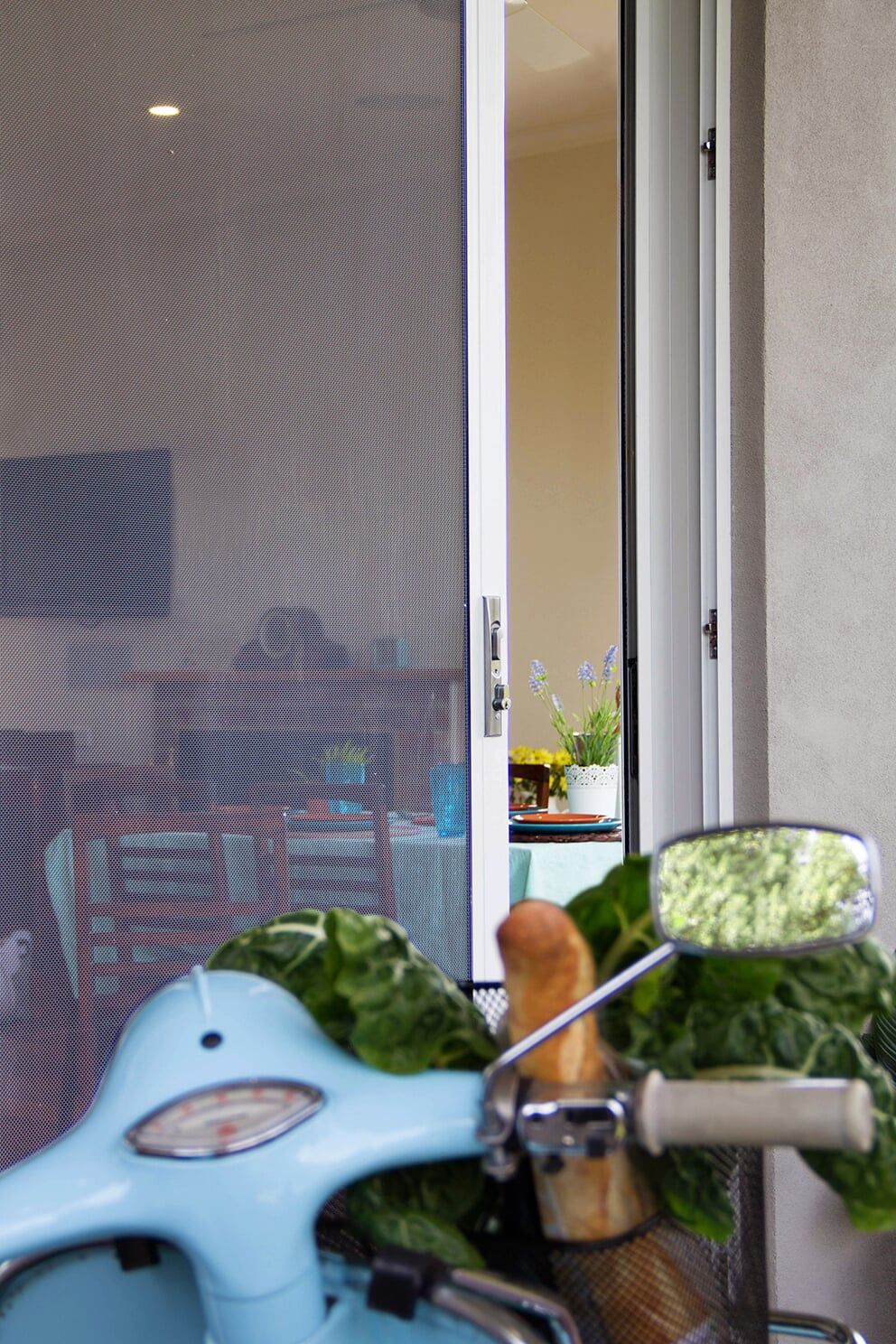 Amplimesh Door Open — Glass & Aluminium Windows & Doors In Yeppoon, QLD