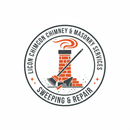 Logo for "Licon Chimcon Chimney & Masonry Services." Features a chimney, brush, trowel, and brick.