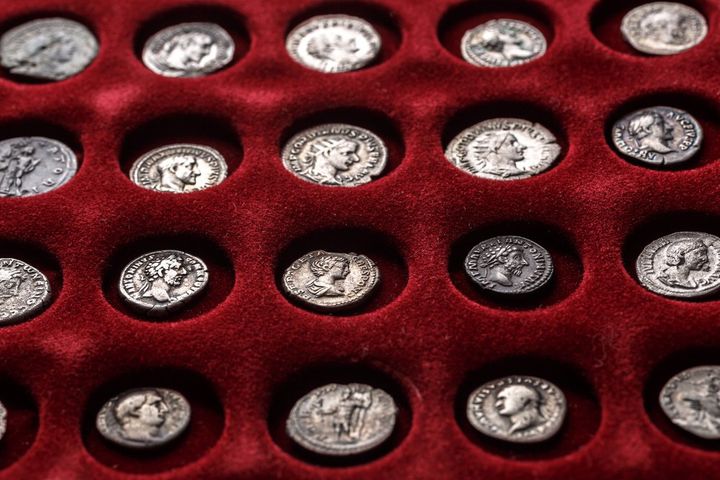 collezione di monete antiche
