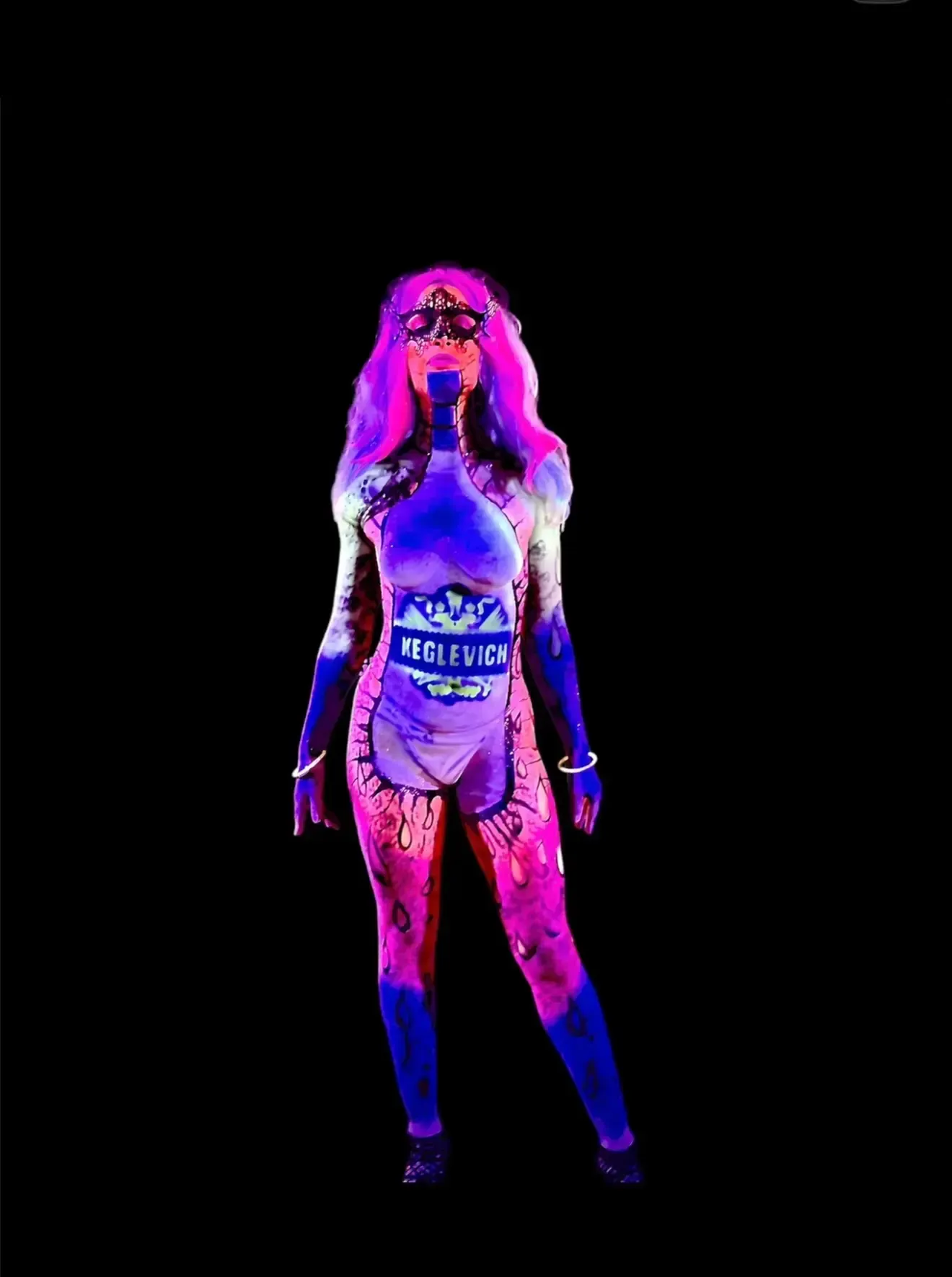 bodypainting fluo Milano