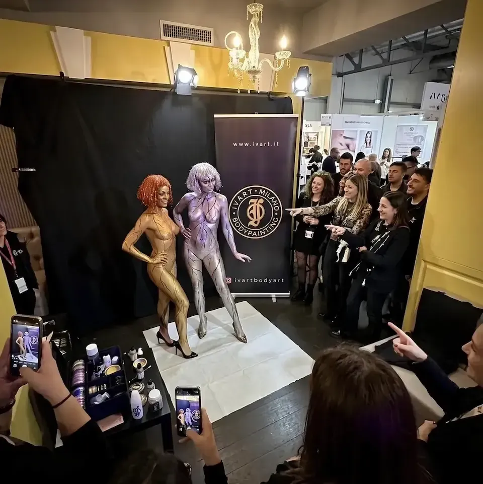 Bodypainting per evento aziendale a Milano
