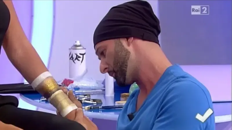 Artista per eventi a Milano - Ivart su Rai2