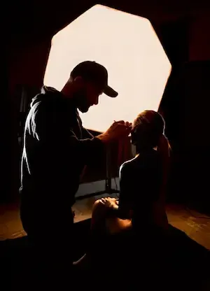 Performance live di bodypainting a Milano