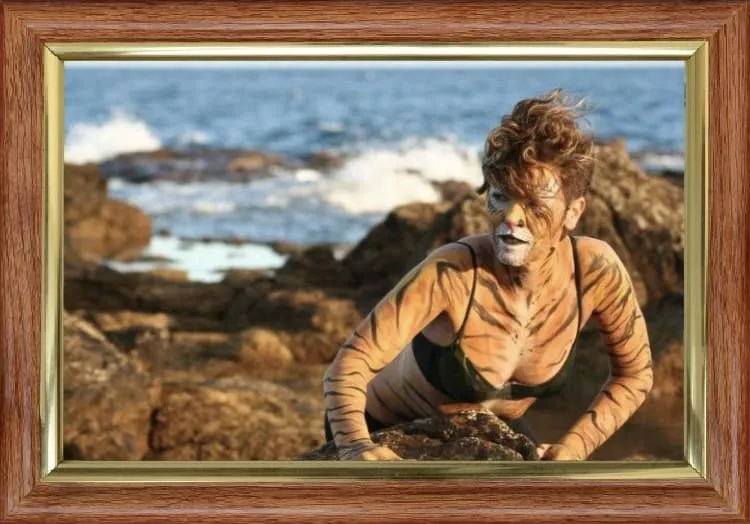 bodypainting tigre