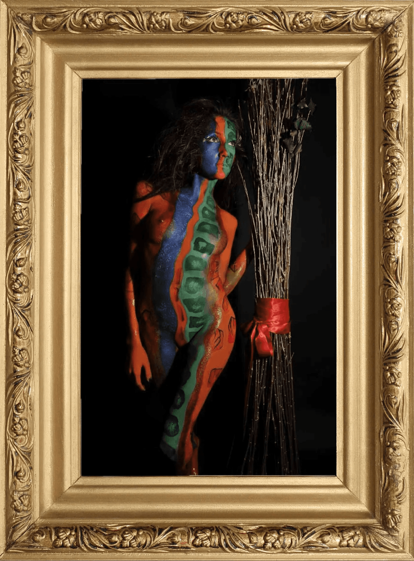 shooting di bodypainting a Milano