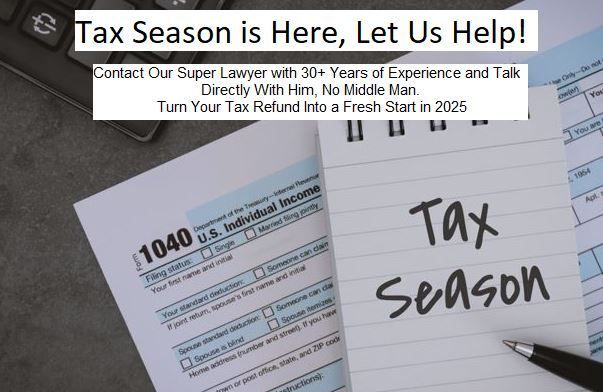 A tax form with the words tax season written on it