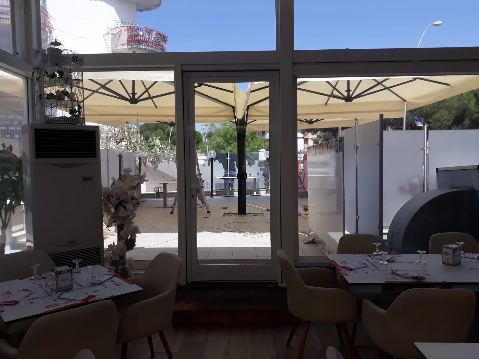 ombrelloni parasole per ristoranti