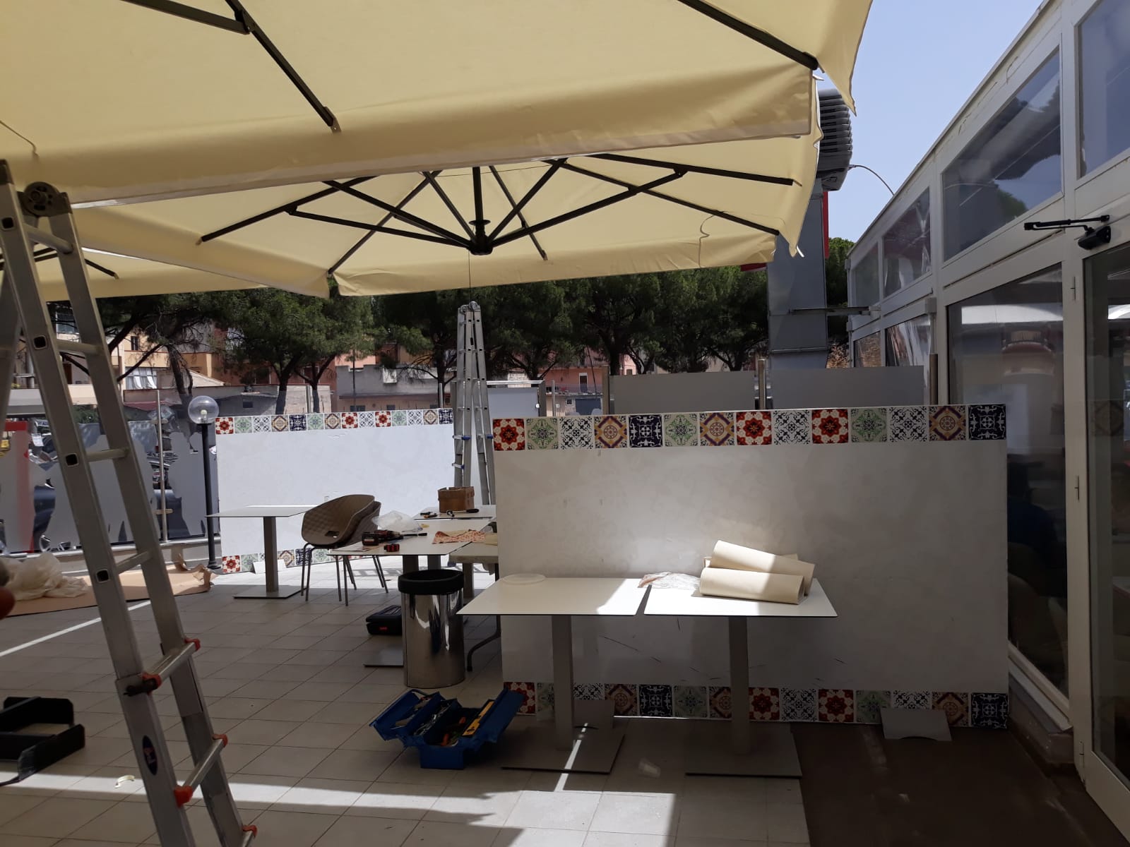 ombrellone per esterni