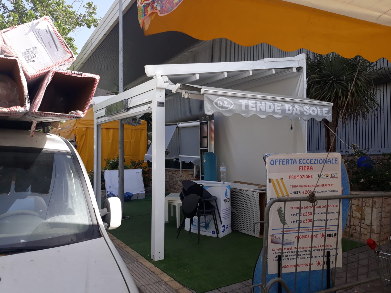 esposizione di tende da sole