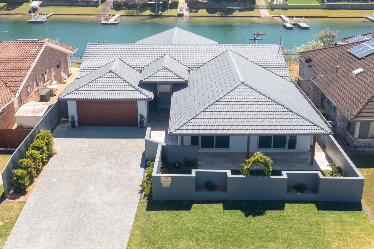 Aerial View of Newbuild by Draftworx Designs