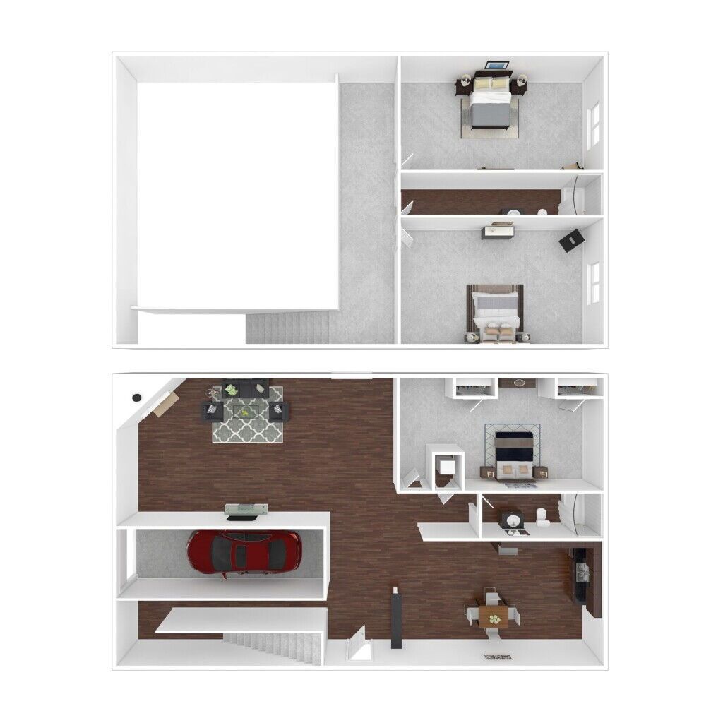 Floor Plan: 3 Bed · 2 Bath · 1,316 SQ. FT.
