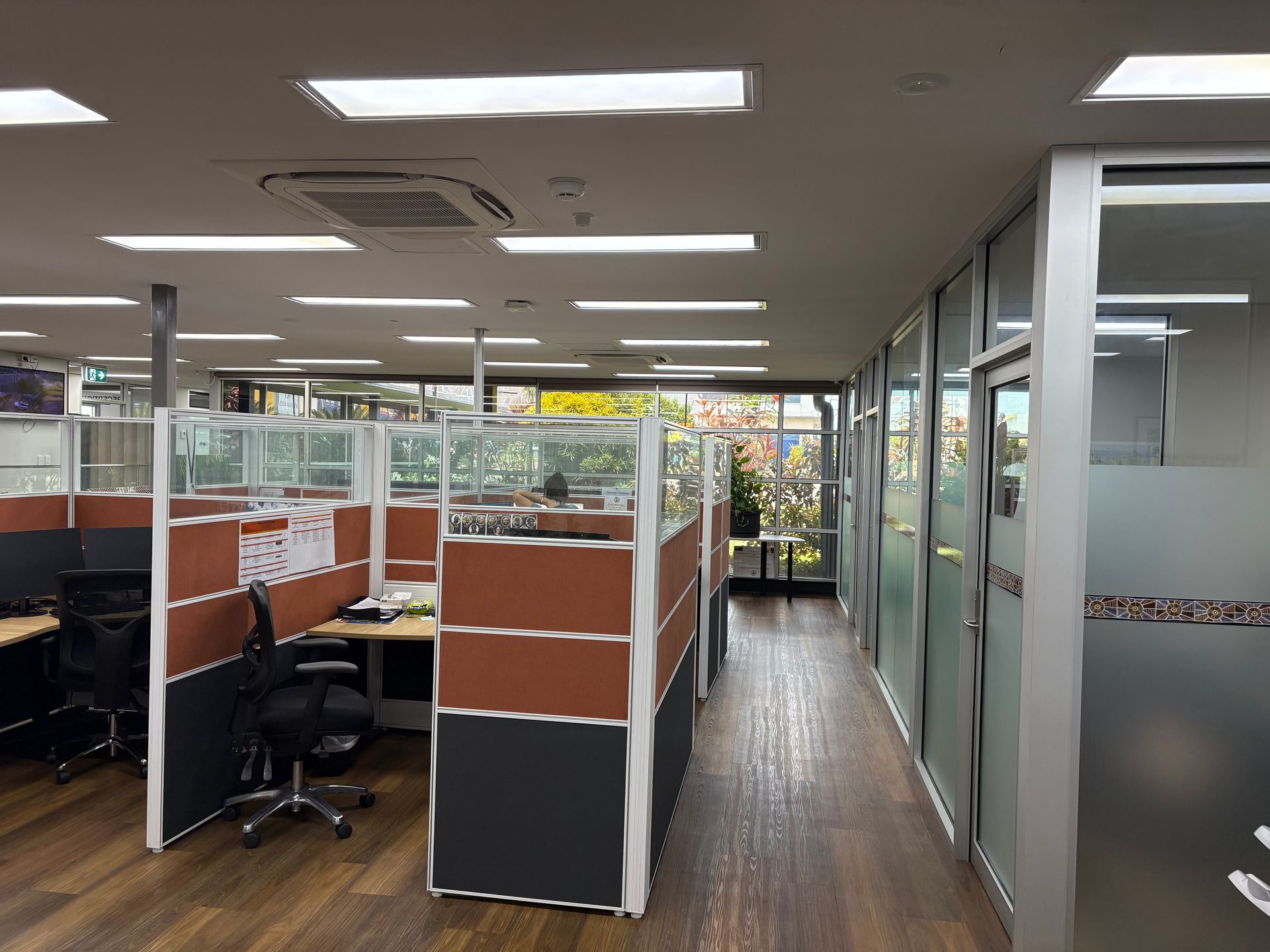 Office Cubicles and Glass-walled Rooms in an Office — AKW Builders Pty Ltd In Leanyer, NT