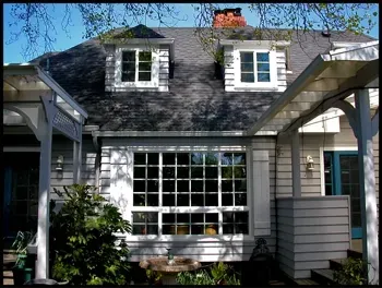 Gray and White House with Windows — Lane County, OR — Emerald Valley Weatherization