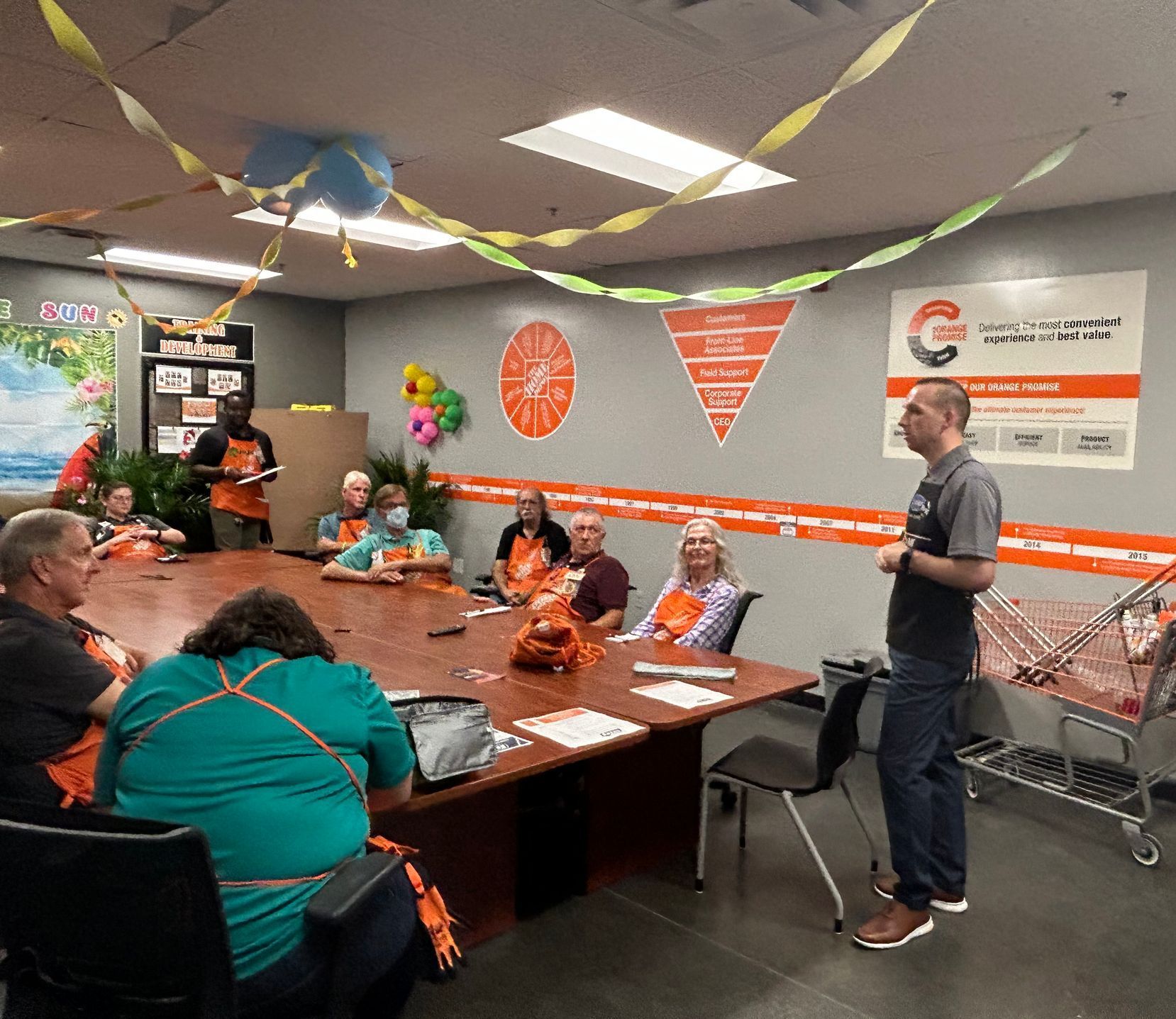Ebens Air Conditioning and Home Depot meeting