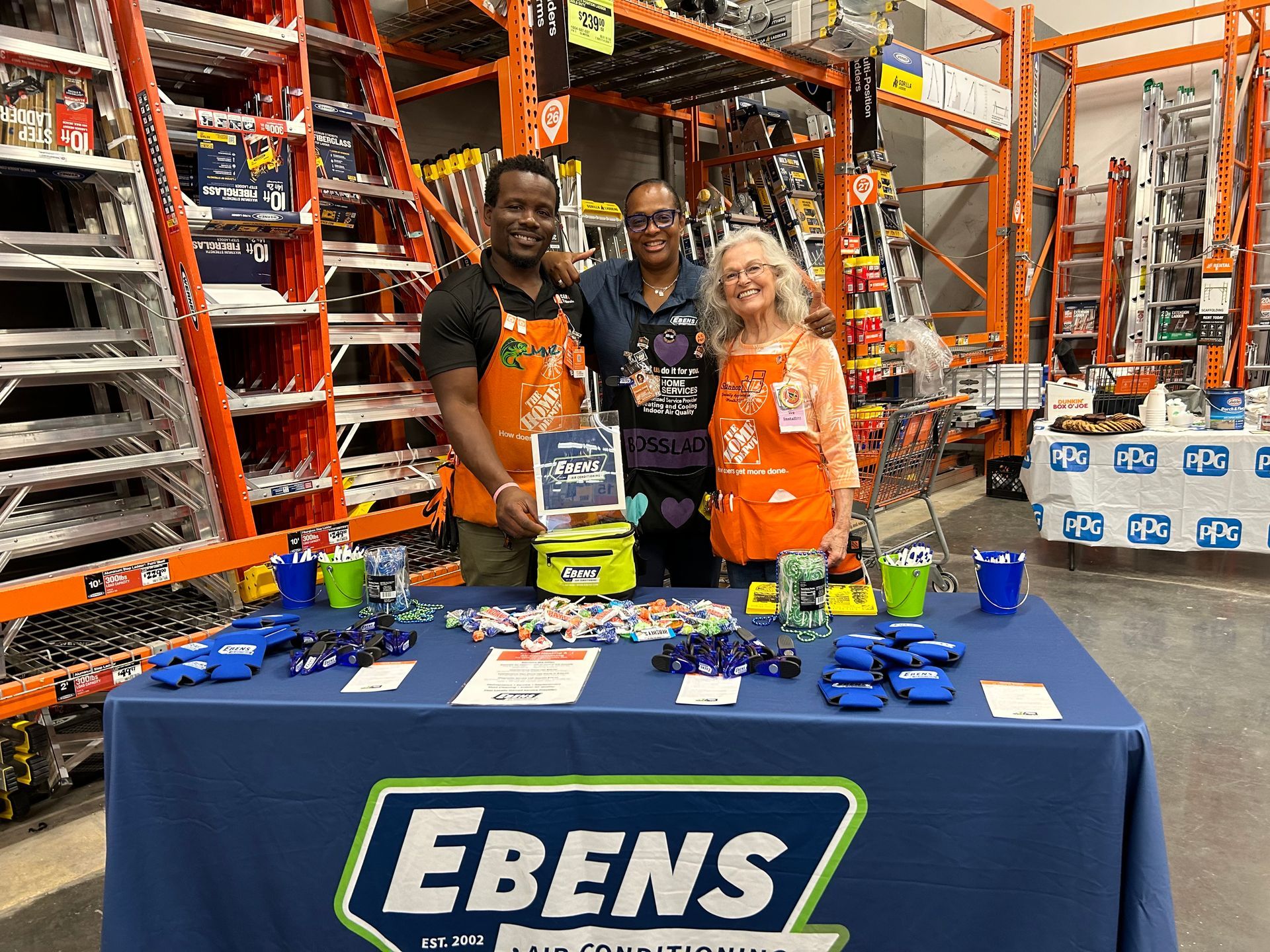 Ebens Air Conditioning and Home Depot