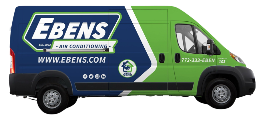 Ebens Air Conditioning HVAC Service Van