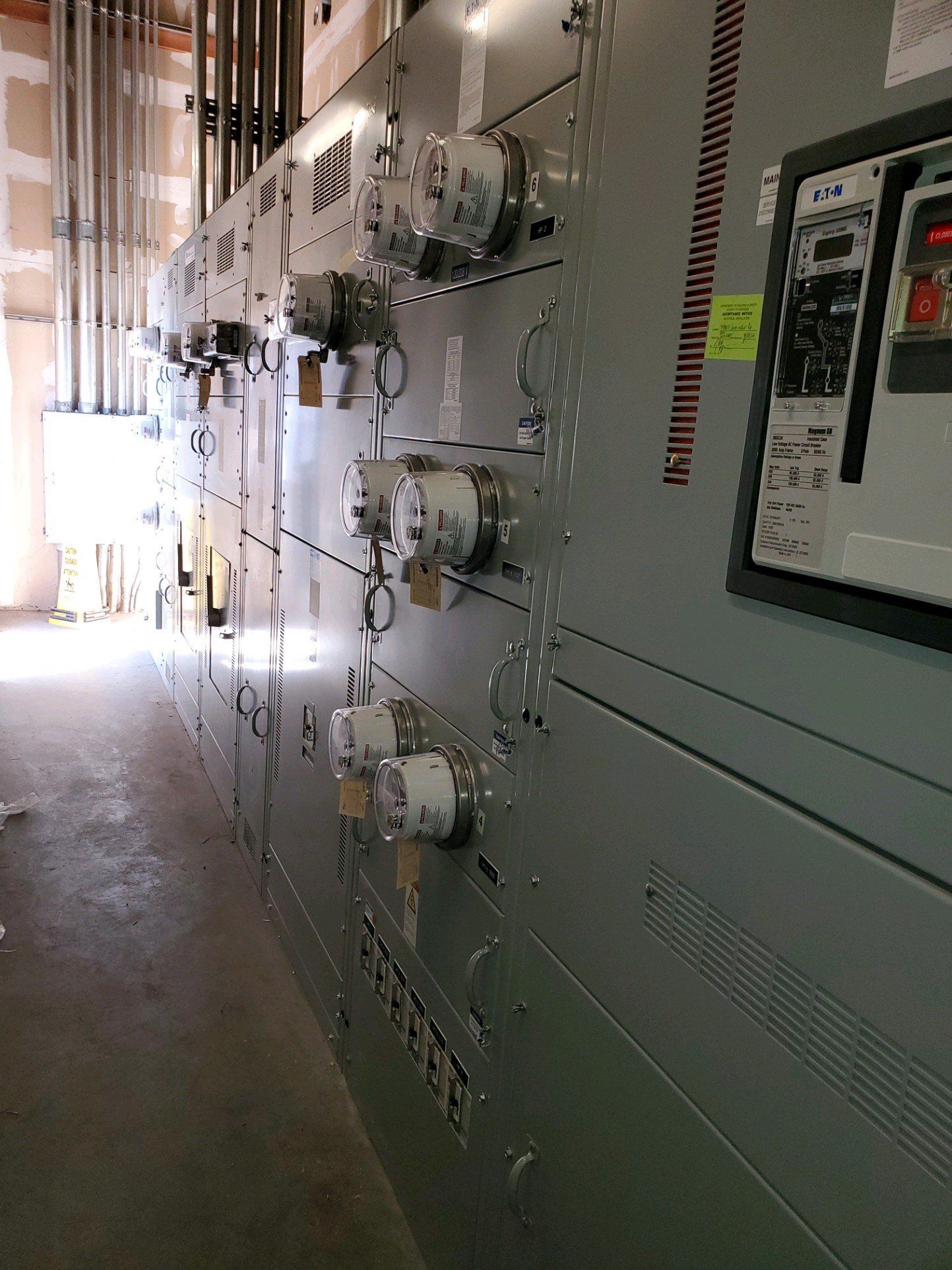 Outlet emergency switchgears — Beaumont, CA — M. Brey Electric, Inc
