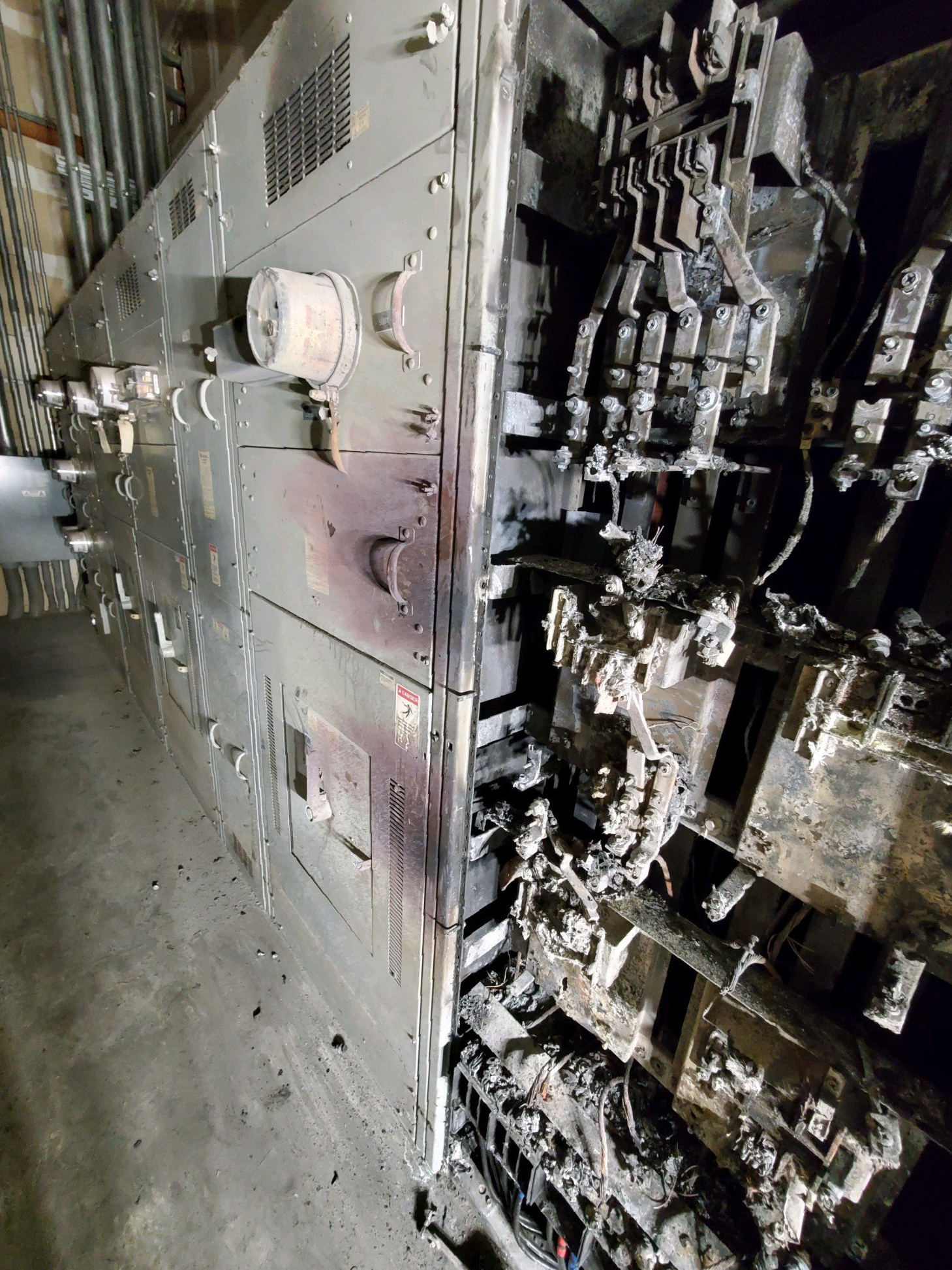 Photo of outlet emergency switchgears — Beaumont, CA — M. Brey Electric, Inc
