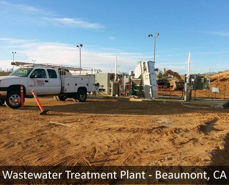 Wastewater Treatment Plant — Beaumont, CA — M. Brey Electric, Inc