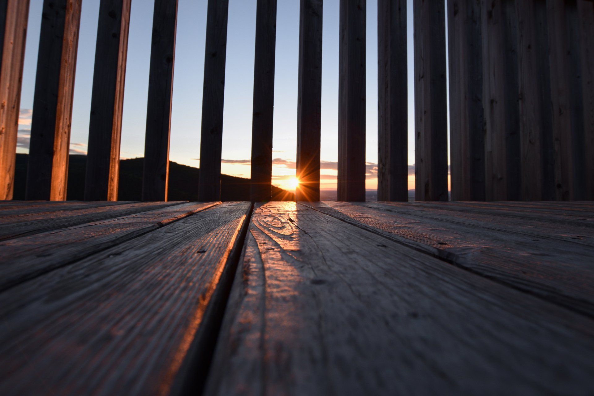 Sonnenuntergang auf der Theresienwarte in Baden bei Wien, PkyPictures