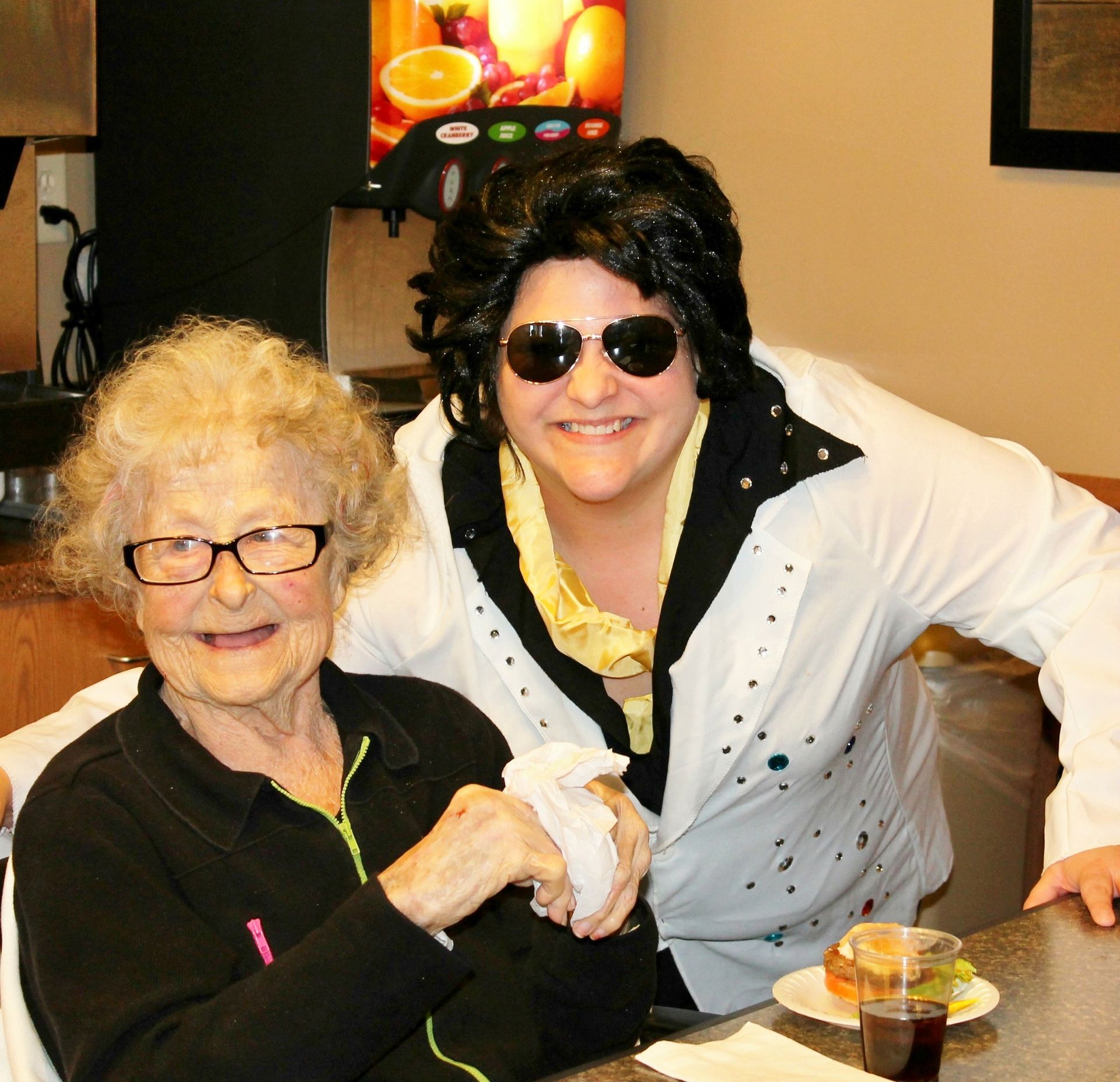 Live Entertainment Patient with Santa