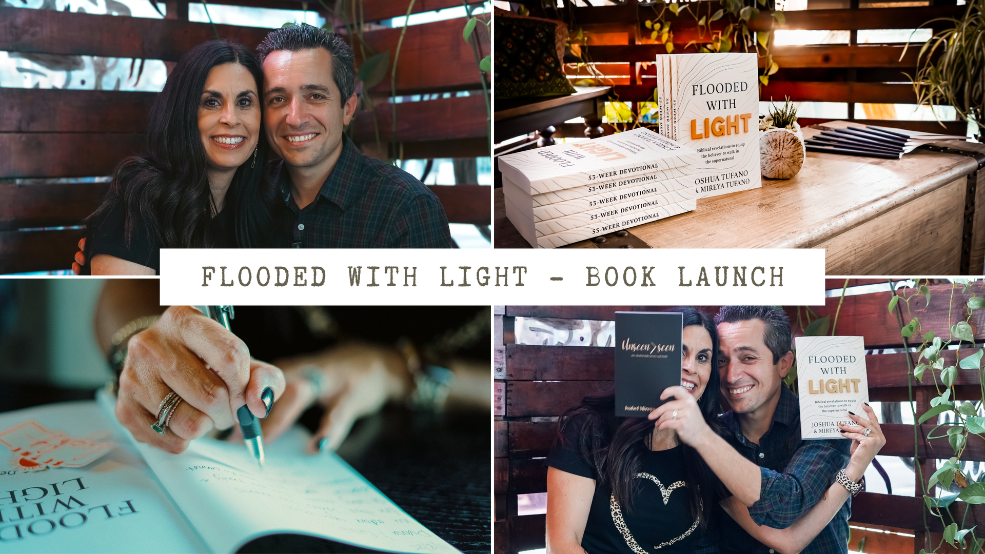 Couple at book launch, 