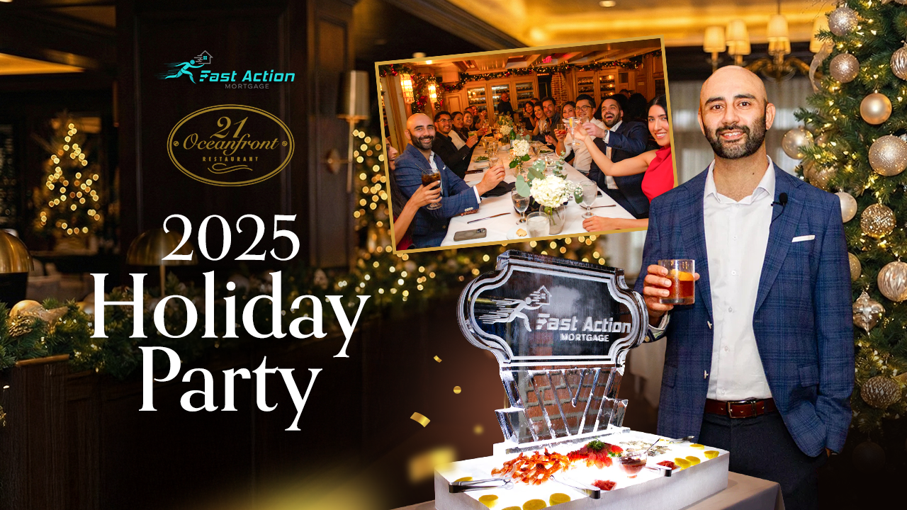 “Fast Action Mortgage 2025 Holiday Party at 21 Oceanfront Restaurant in Newport Beach, California, 
