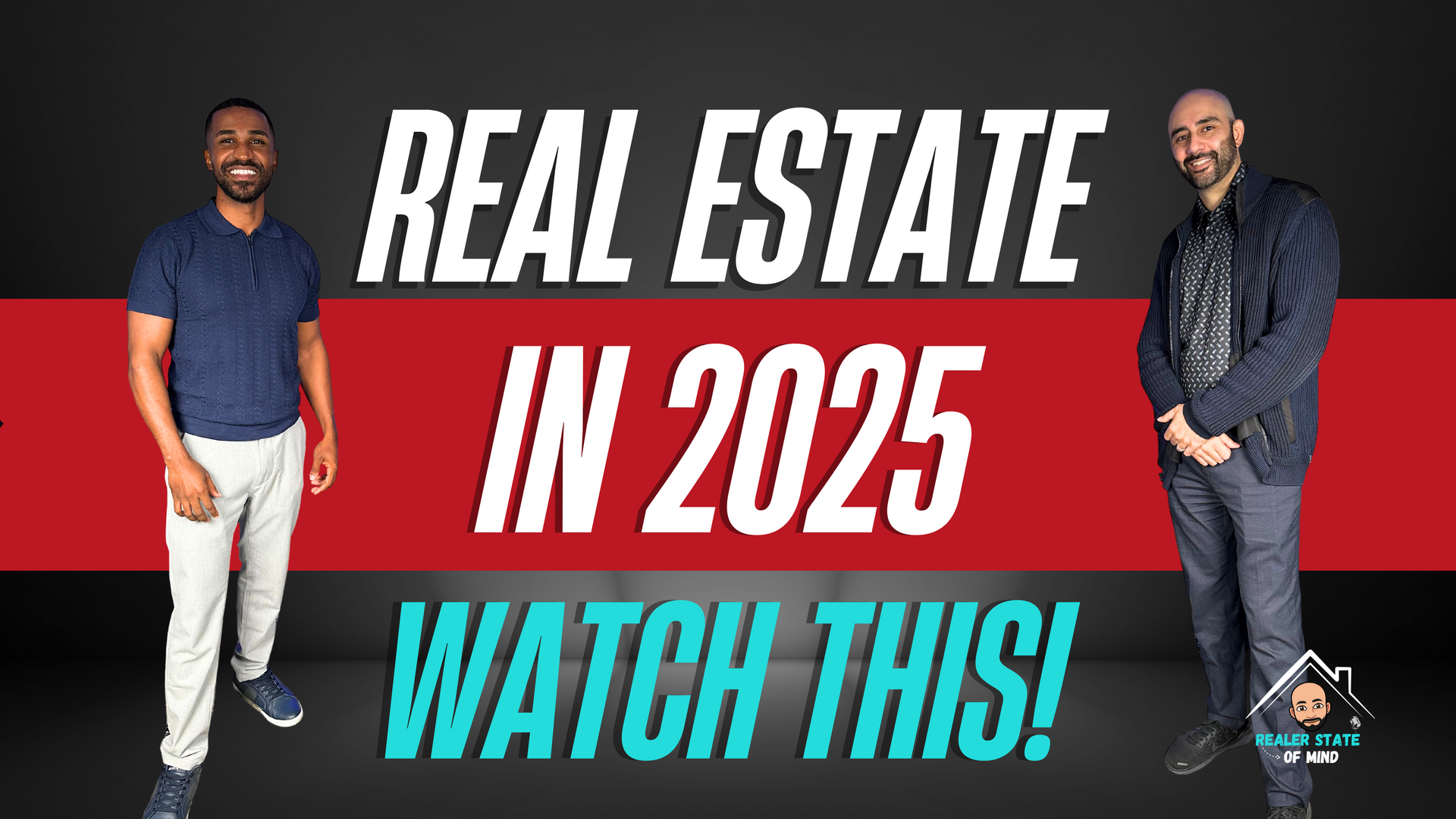 Brandon Dotson and Andrew Yanni recording podcast titled “Real Estate in 2025 – Watch This