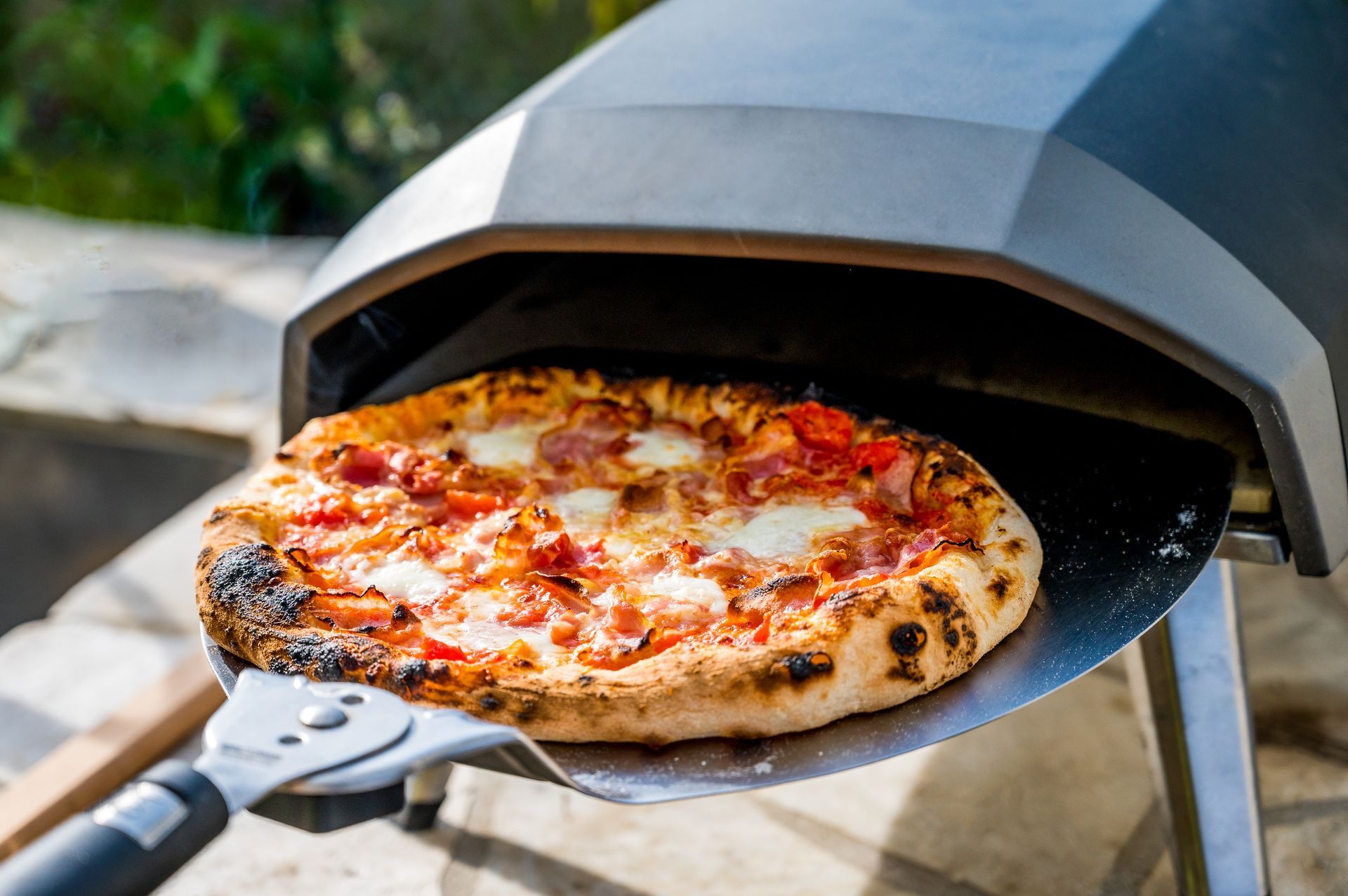 Pizza On A Oven