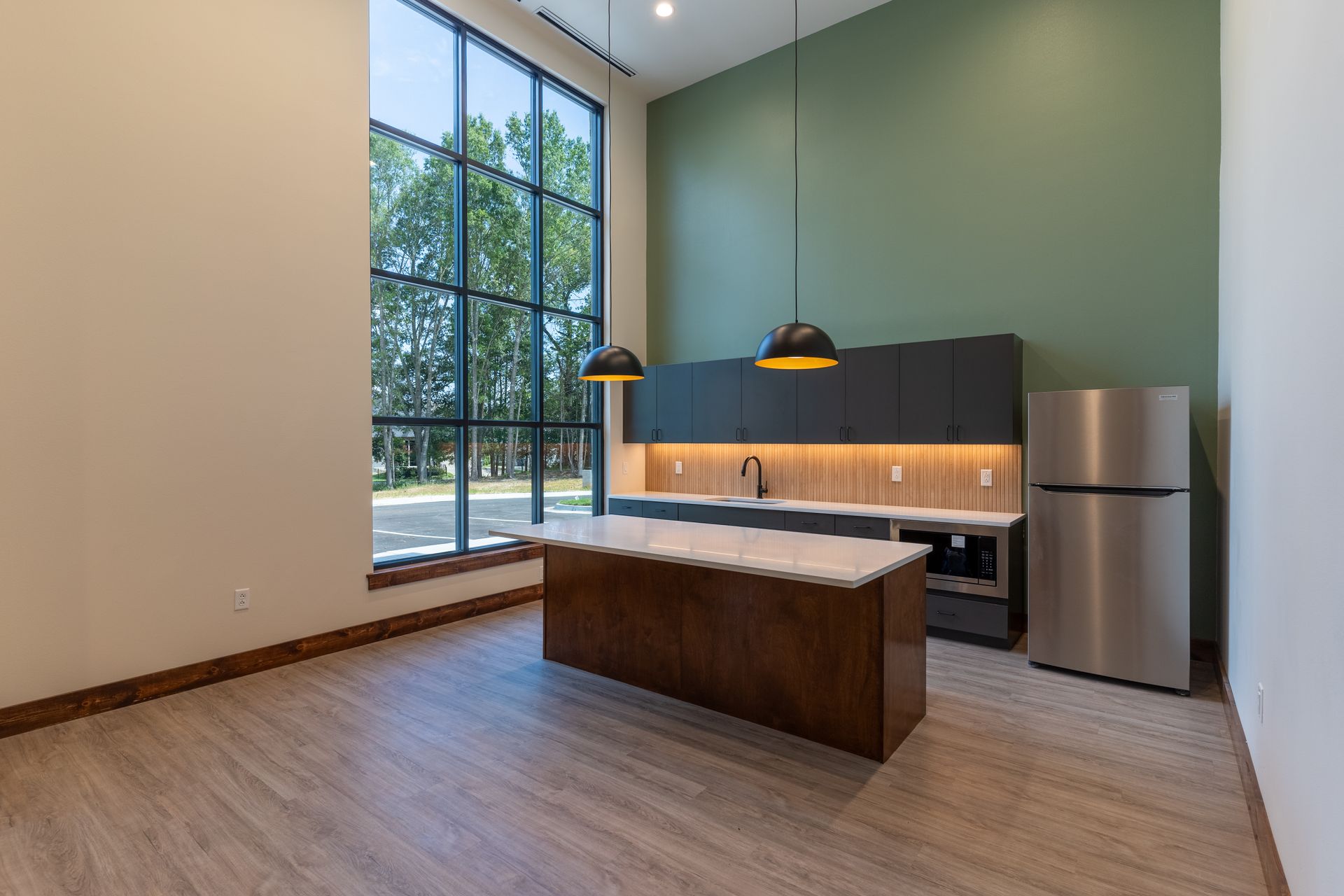 commercial construction office interior photo in central arkansas