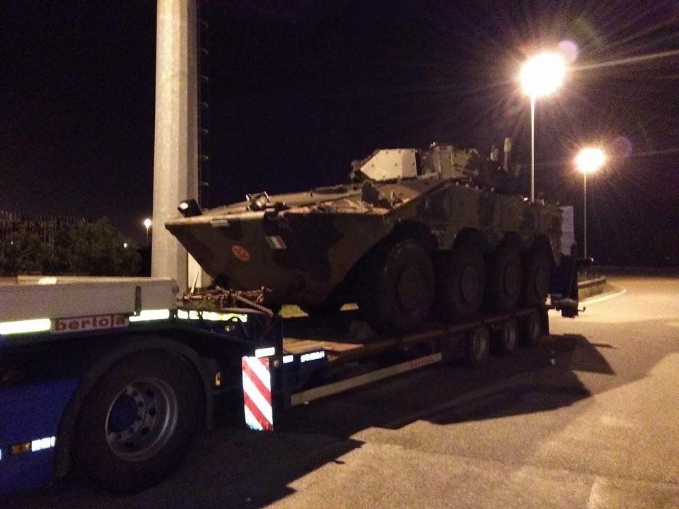 trasporto carro armato