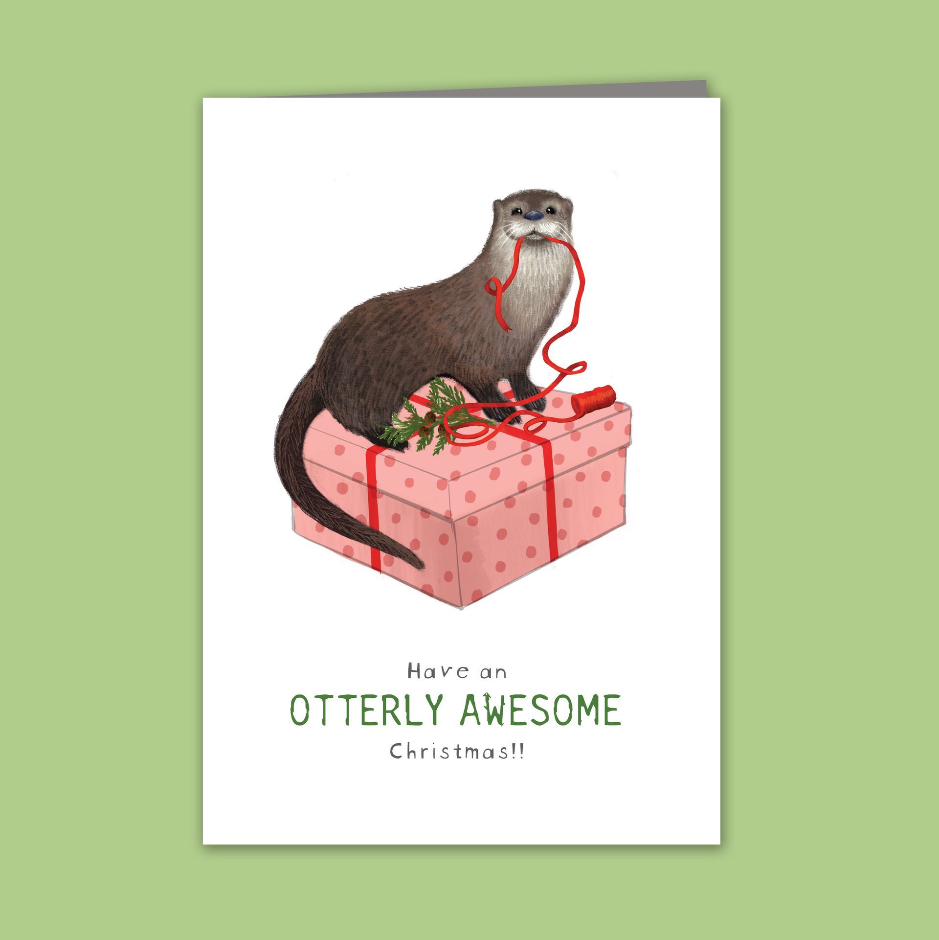 OTTERLY AWESOME Otter Card