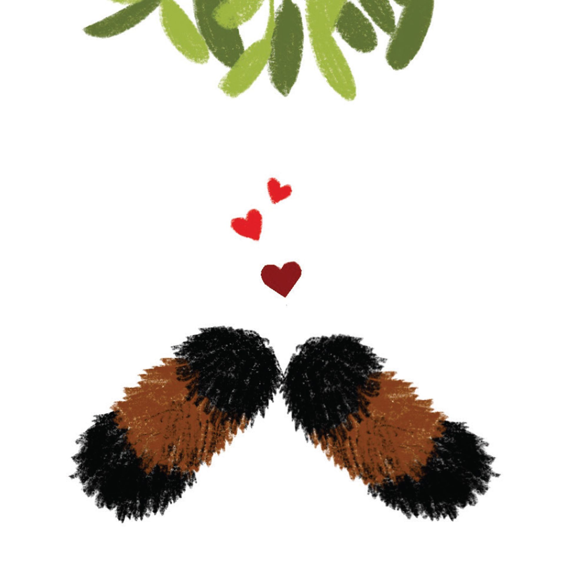 HUGS & KISSES Woolly Caterpillar