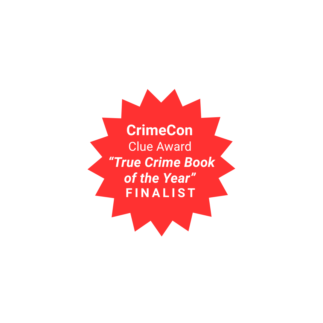 Red star-shaped CrimeCon 