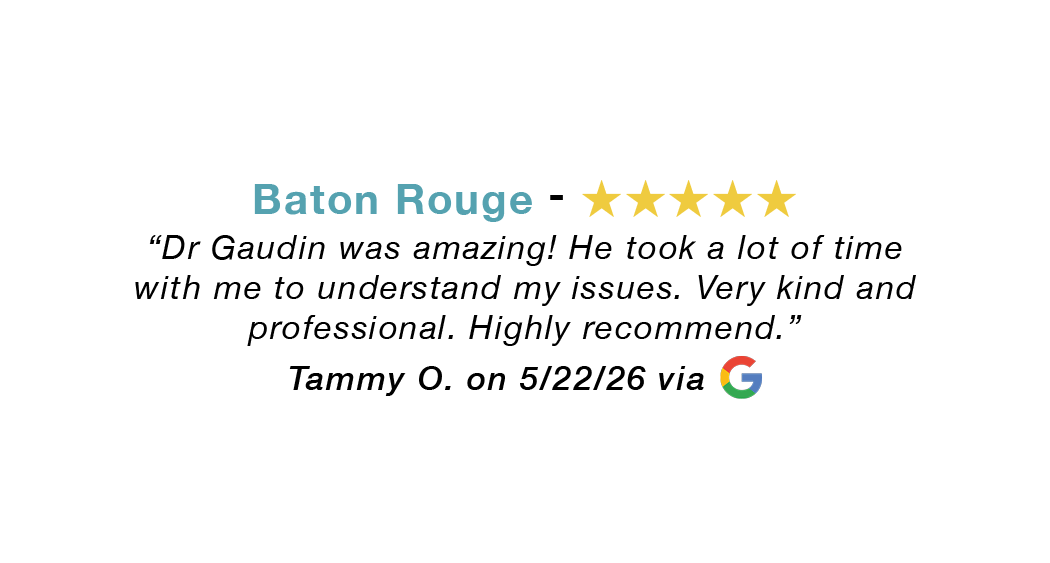 Five-star review. Dr. Gaudin is amazing. Took a lot of time with me. Very kind and professional. Highly recommend.
