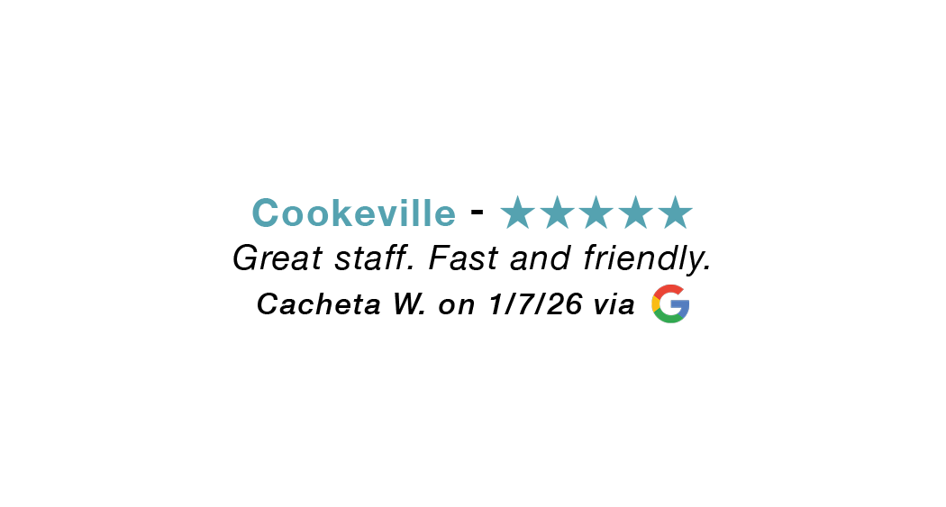 Cookeville Google Review