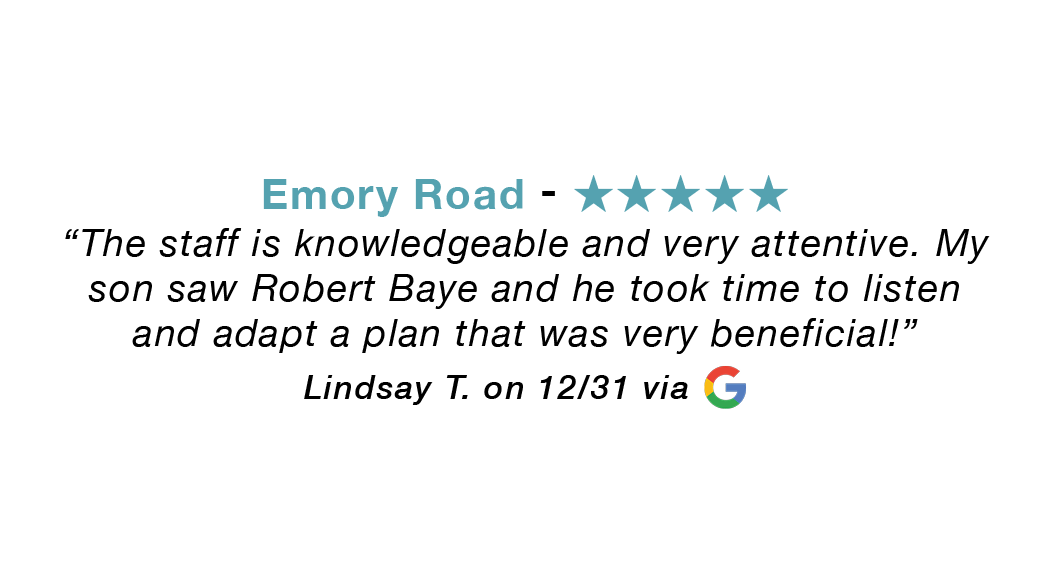 Emory Road Google Review
