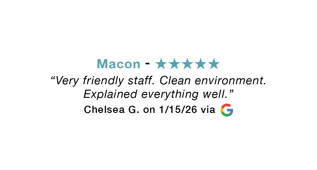 Macon GA google review