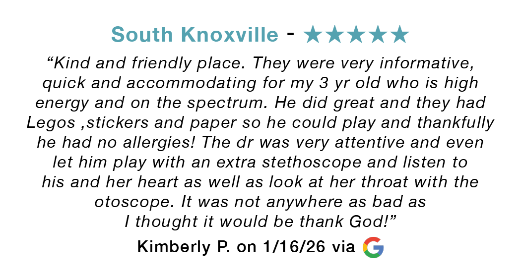 South Knox TN google review