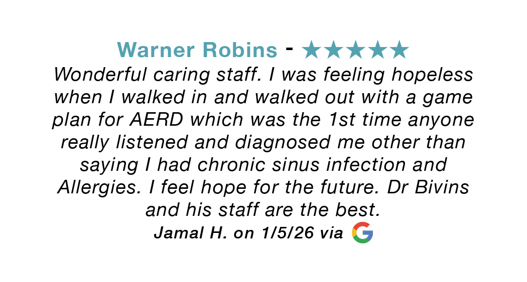 Warner Robins GA Google Review