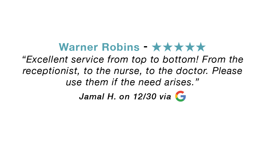 Warner Robins GA Google Review