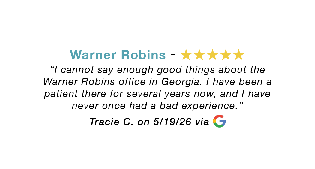 5-star Google review for our Warner Robins allergy clinic: I cannot say enough good things about this office in Georgia. I have been a patient there for several years now. I have never once had a bad experience.