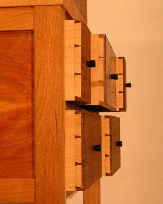 Marquetry door panel