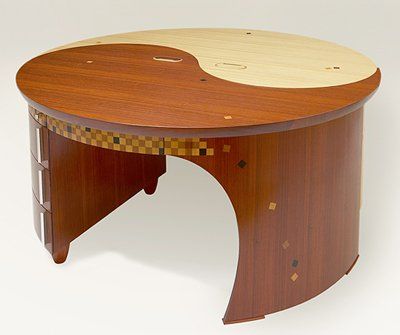 Chen chen veneers, padauk veneers and solids, white oak, mahogany, bending plywood, aluminum; 29