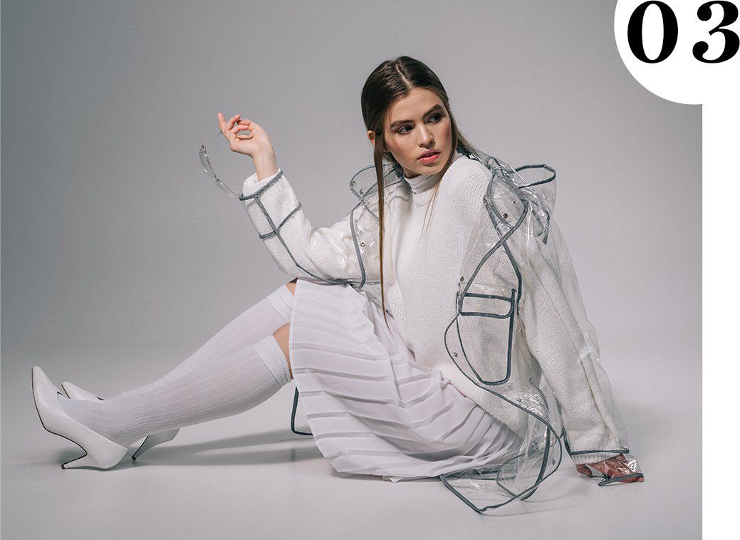 modèle en blanc