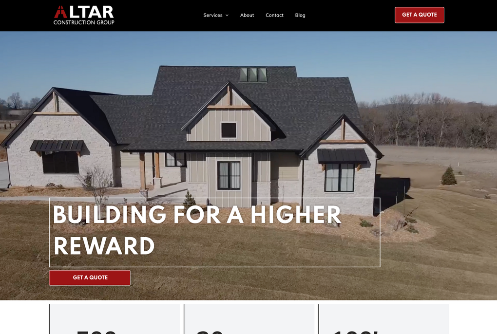 A house is being built for a higher reward