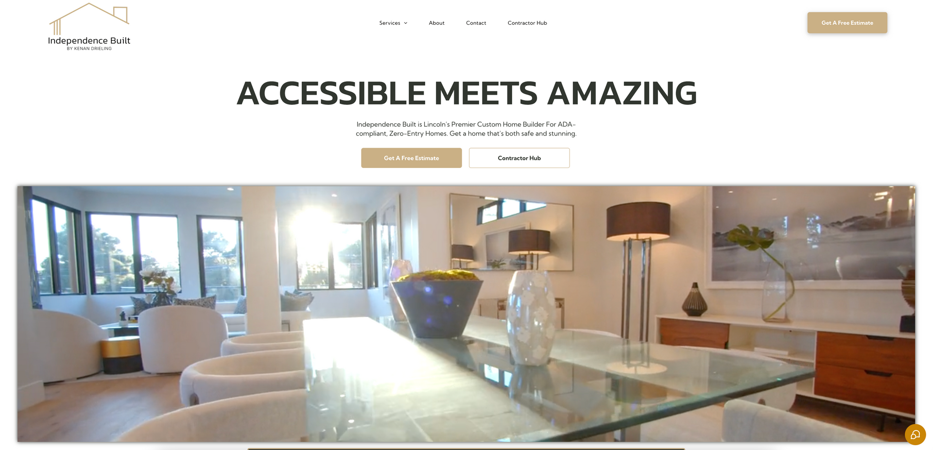 A screenshot of a website that says `` accessible meets amazing ''.