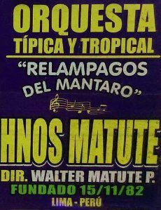 Relámpagos del Mantaro, Hnos. Matute logo