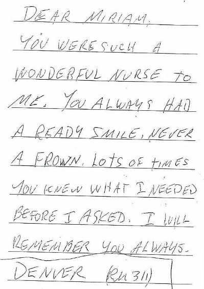 Testimonial 3 | Sunnyside Nursing and Post-Acute Care